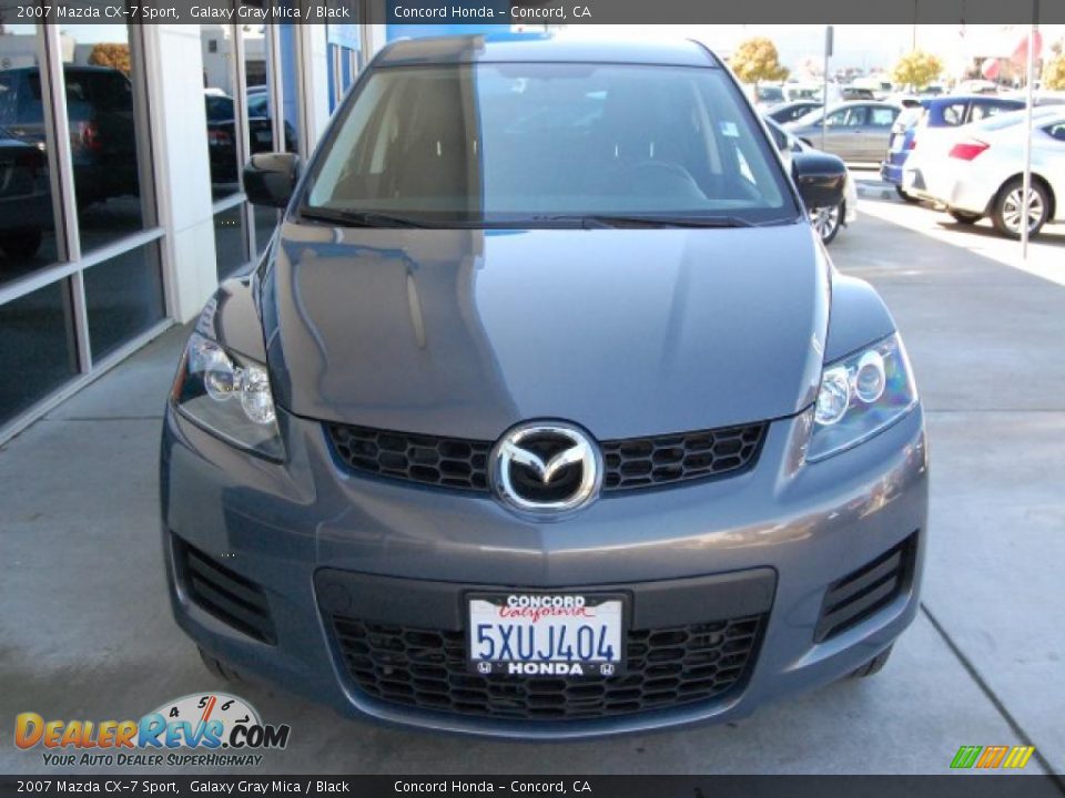 2007 Mazda CX-7 Sport Galaxy Gray Mica / Black Photo #8