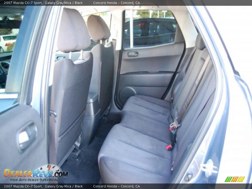 2007 Mazda CX-7 Sport Galaxy Gray Mica / Black Photo #11
