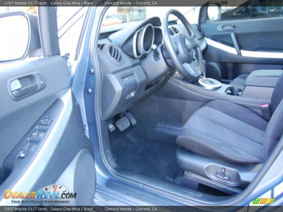 2007 Mazda CX-7 Sport Galaxy Gray Mica / Black Photo #16