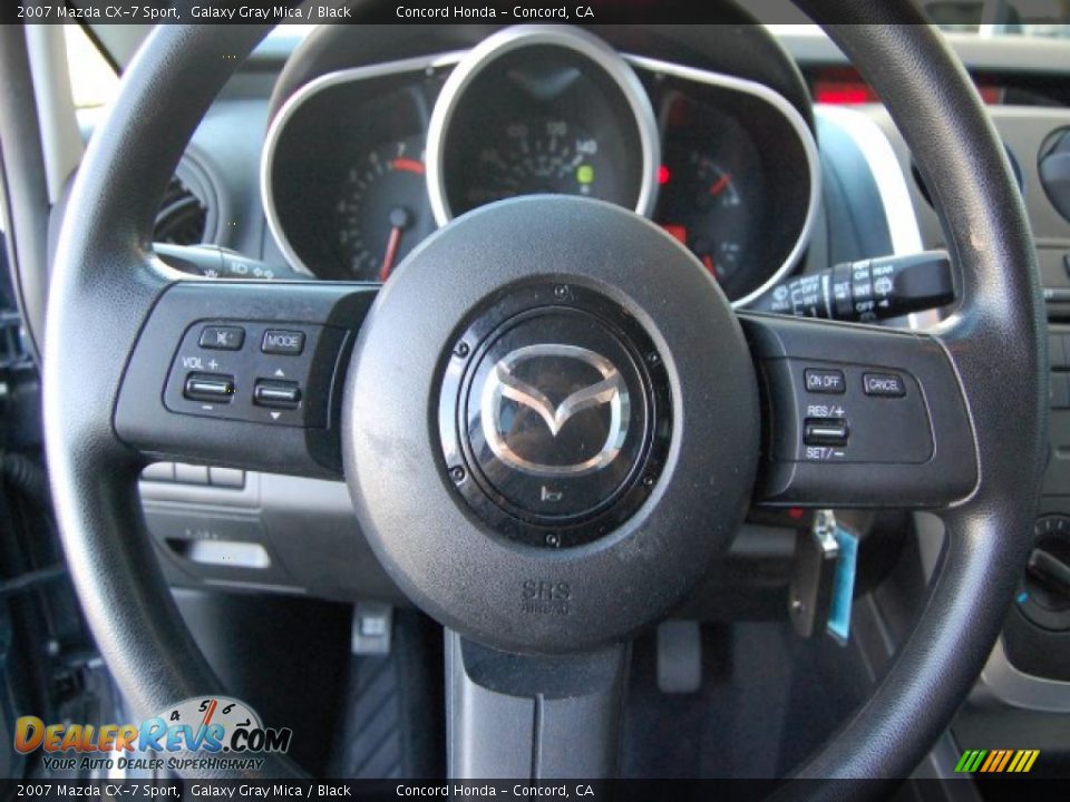 2007 Mazda CX-7 Sport Galaxy Gray Mica / Black Photo #20