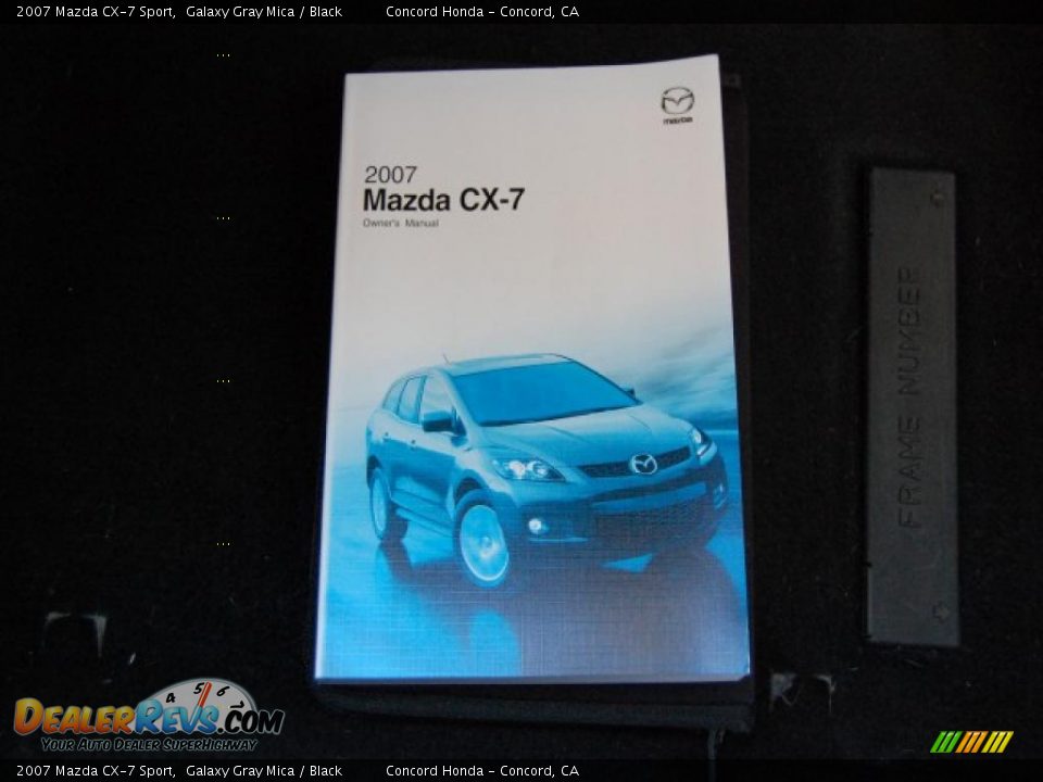 2007 Mazda CX-7 Sport Galaxy Gray Mica / Black Photo #24