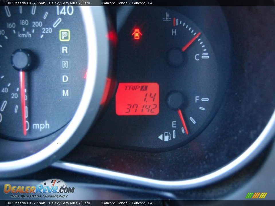 2007 Mazda CX-7 Sport Galaxy Gray Mica / Black Photo #27