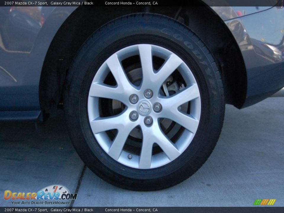 2007 Mazda CX-7 Sport Galaxy Gray Mica / Black Photo #30