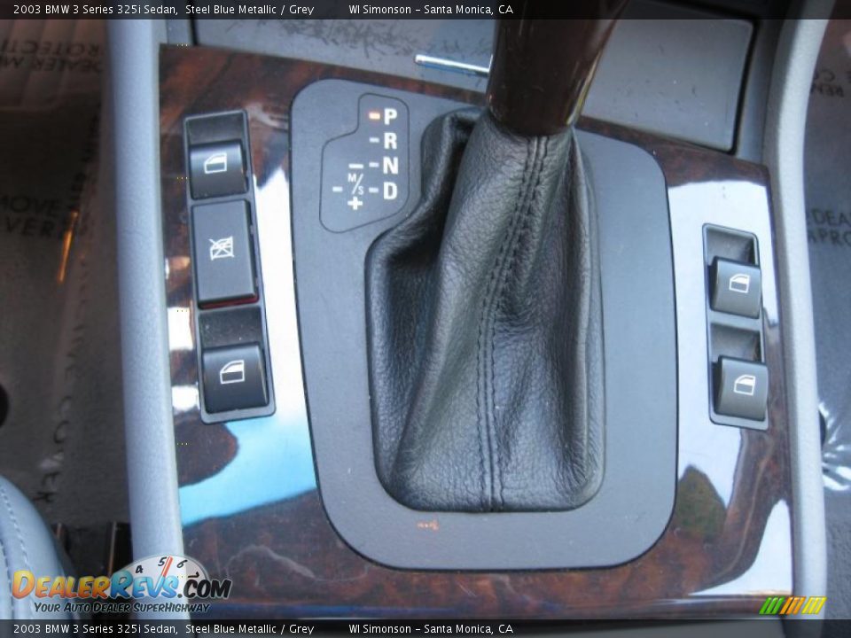 2003 BMW 3 Series 325i Sedan Steel Blue Metallic / Grey Photo #14
