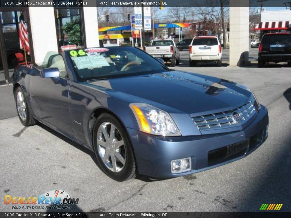 2006 Cadillac XLR Roadster Blue Steel / Shale Photo #2