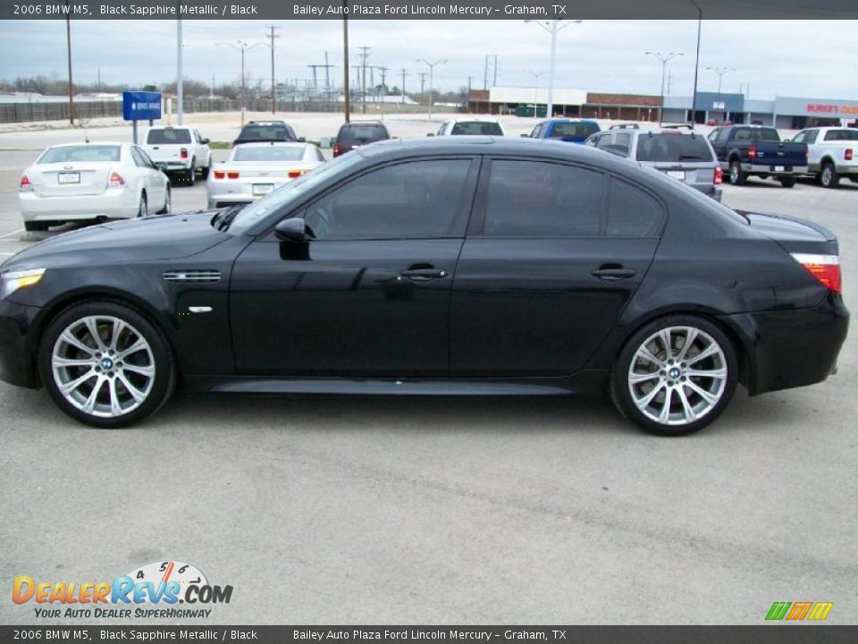 2006 BMW M5 Black Sapphire Metallic / Black Photo #2