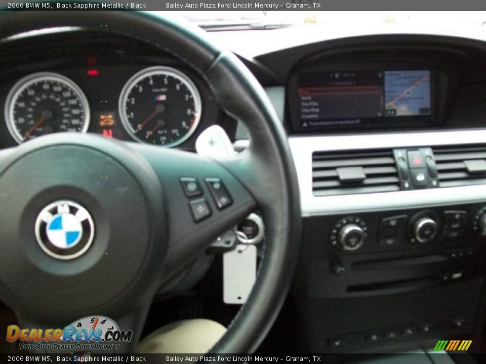 2006 BMW M5 Black Sapphire Metallic / Black Photo #3