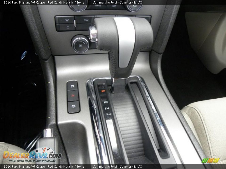 2010 Ford Mustang V6 Coupe Red Candy Metallic / Stone Photo #16