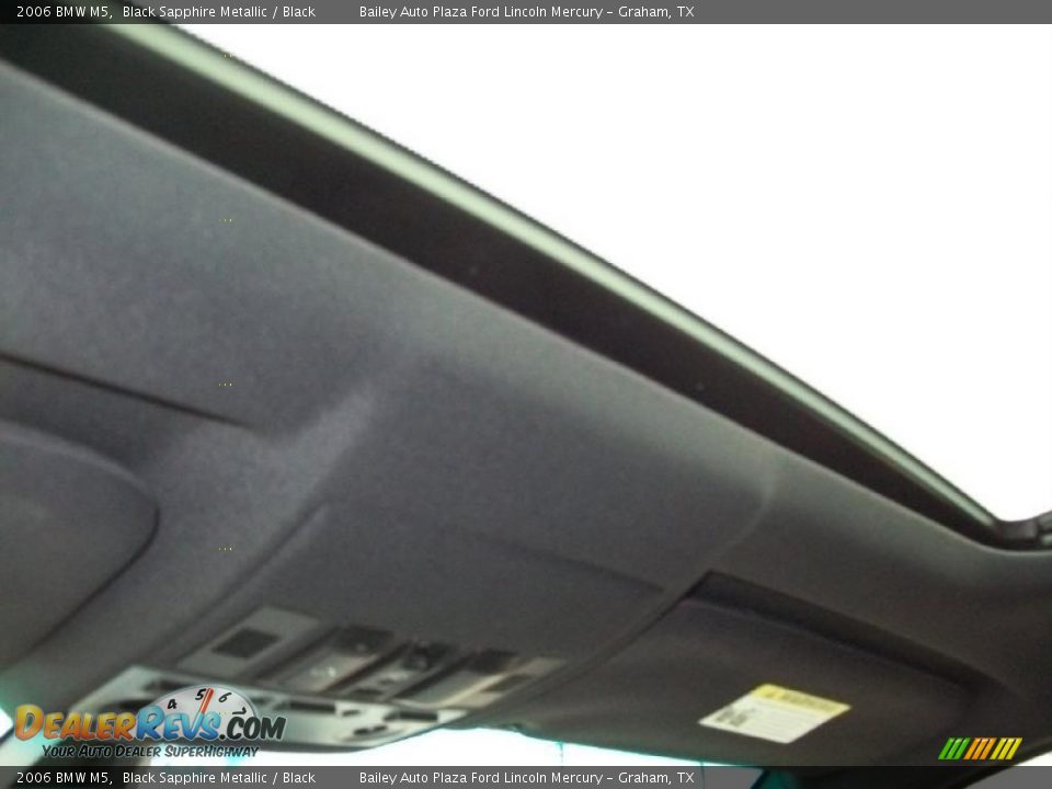 2006 BMW M5 Black Sapphire Metallic / Black Photo #4