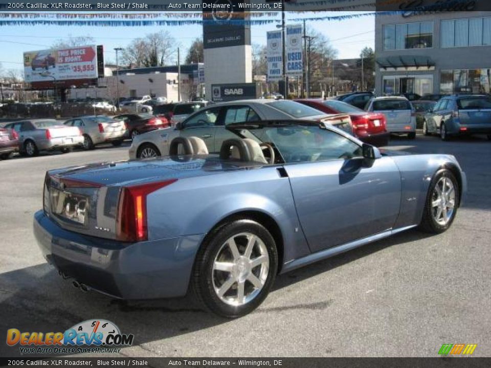 2006 Cadillac XLR Roadster Blue Steel / Shale Photo #4