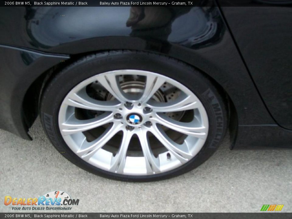 2006 BMW M5 Black Sapphire Metallic / Black Photo #7