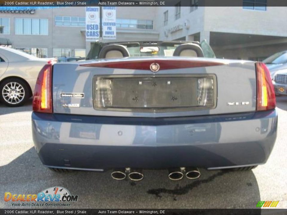 2006 Cadillac XLR Roadster Blue Steel / Shale Photo #8