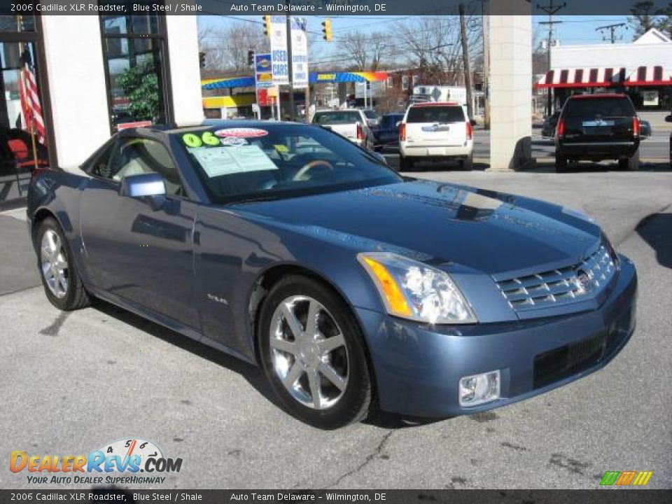 2006 Cadillac XLR Roadster Blue Steel / Shale Photo #9