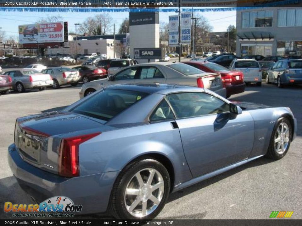 2006 Cadillac XLR Roadster Blue Steel / Shale Photo #11