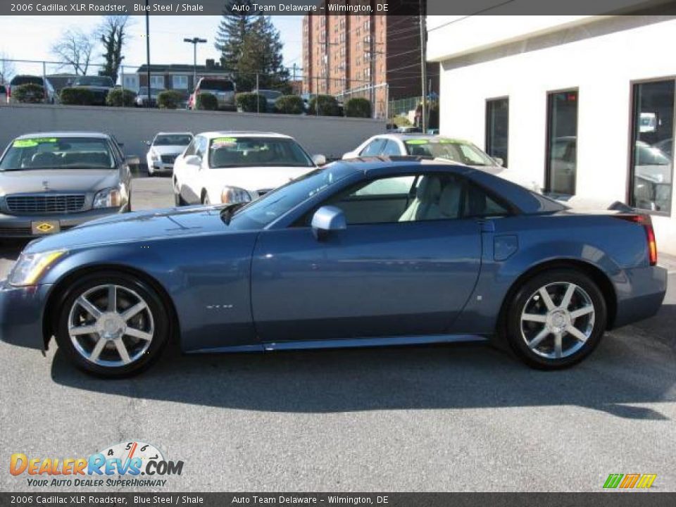 2006 Cadillac XLR Roadster Blue Steel / Shale Photo #14