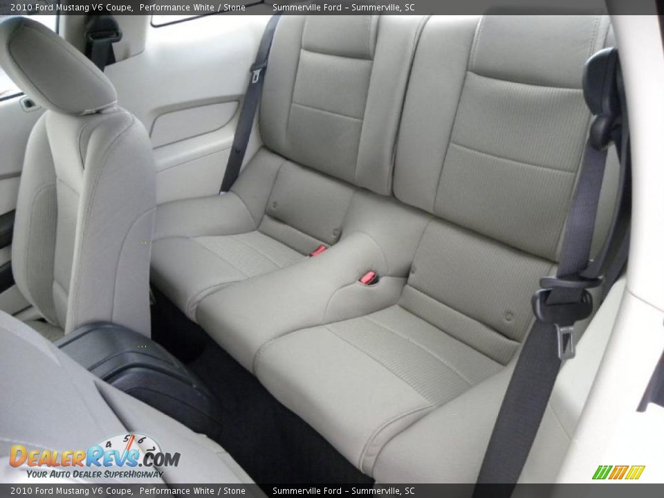 2010 Ford Mustang V6 Coupe Performance White / Stone Photo #5