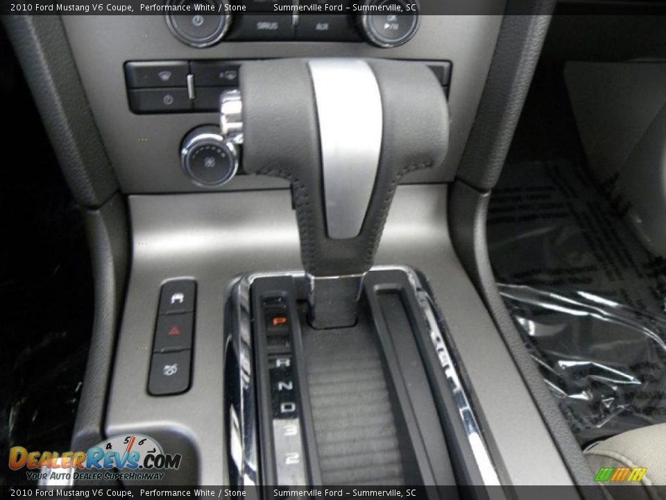 2010 Ford Mustang V6 Coupe Performance White / Stone Photo #16