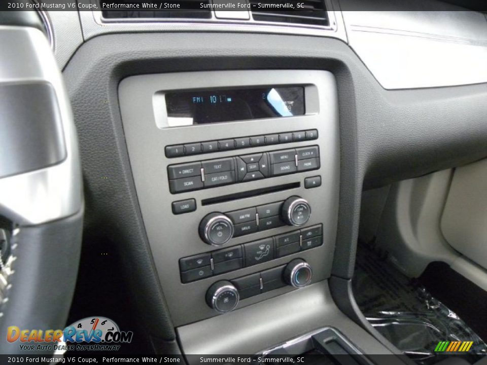 2010 Ford Mustang V6 Coupe Performance White / Stone Photo #17