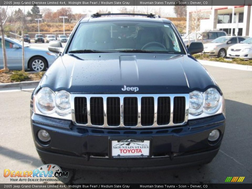 2005 Jeep Grand Cherokee Limited 4x4 Midnight Blue Pearl / Medium Slate Gray Photo #6