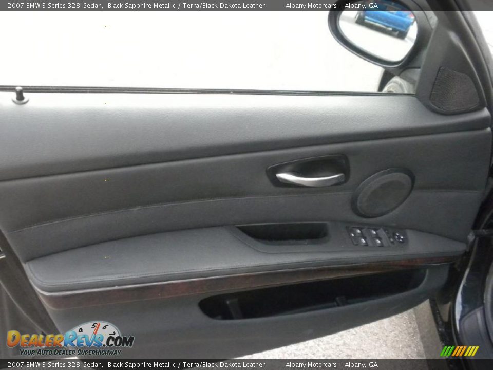 2007 BMW 3 Series 328i Sedan Black Sapphire Metallic / Terra/Black Dakota Leather Photo #7