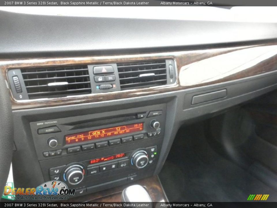 2007 BMW 3 Series 328i Sedan Black Sapphire Metallic / Terra/Black Dakota Leather Photo #15