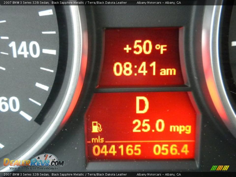2007 BMW 3 Series 328i Sedan Black Sapphire Metallic / Terra/Black Dakota Leather Photo #17