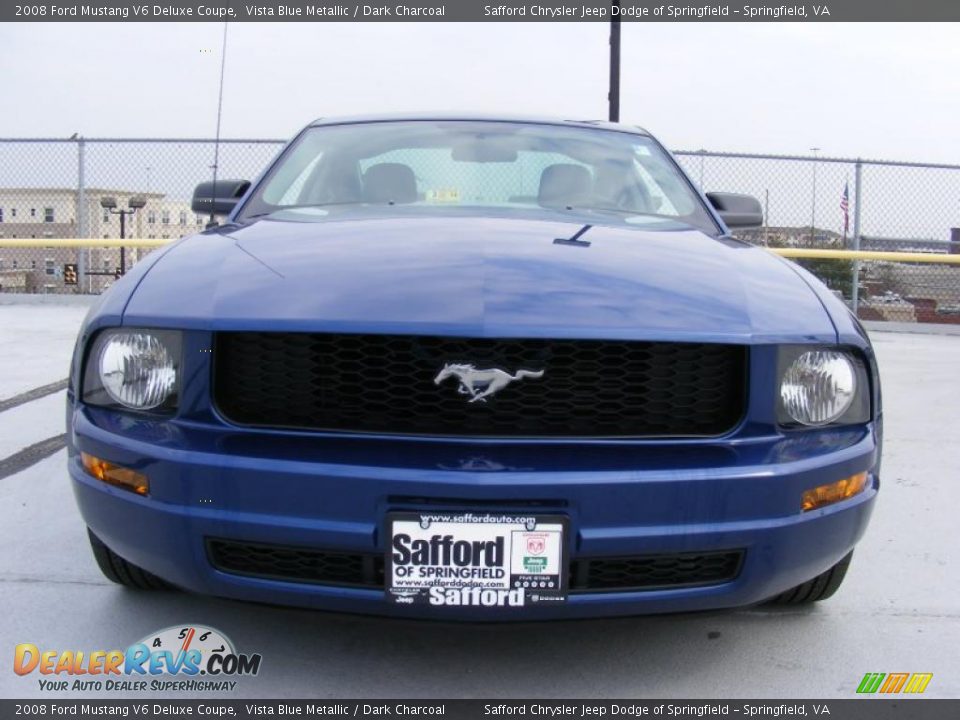 2008 Ford Mustang V6 Deluxe Coupe Vista Blue Metallic / Dark Charcoal Photo #2