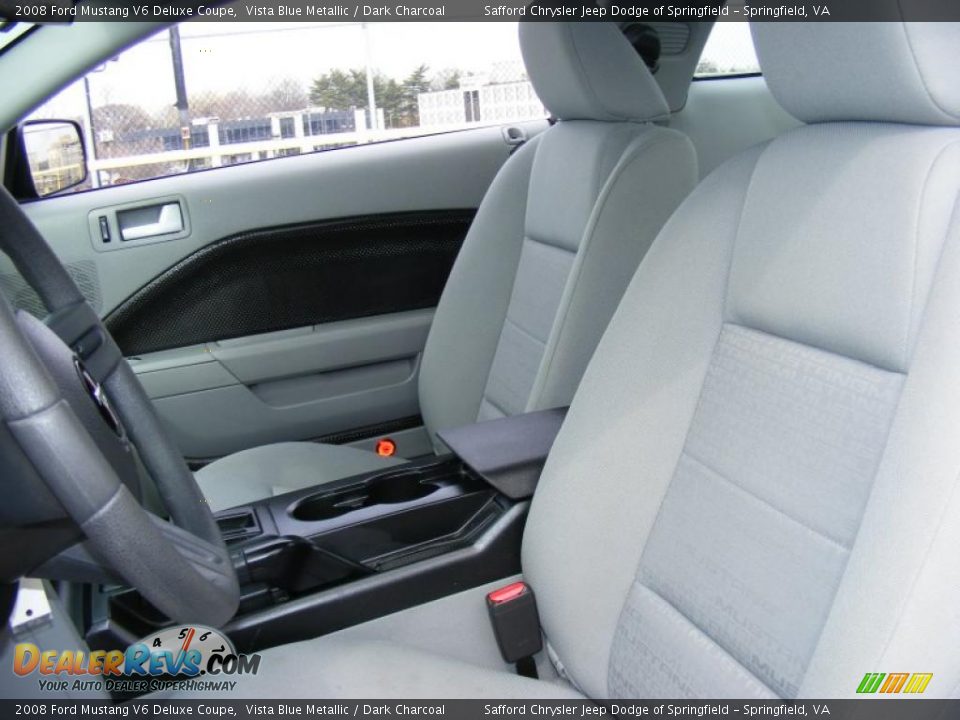 2008 Ford Mustang V6 Deluxe Coupe Vista Blue Metallic / Dark Charcoal Photo #14