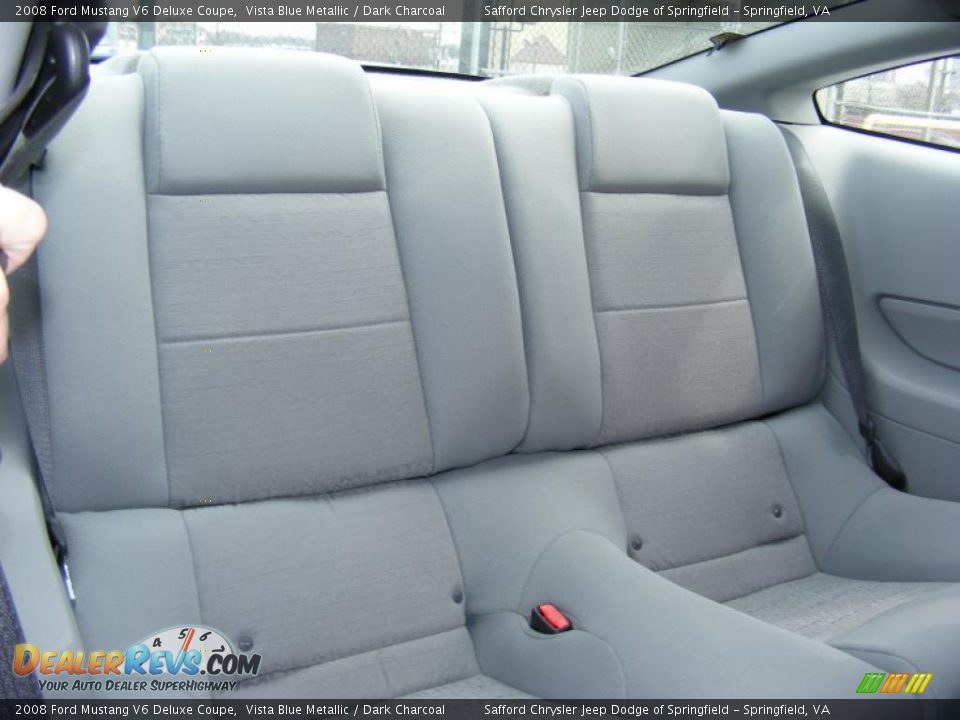 2008 Ford Mustang V6 Deluxe Coupe Vista Blue Metallic / Dark Charcoal Photo #20