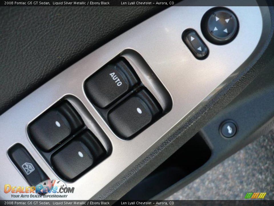 2008 Pontiac G6 GT Sedan Liquid Silver Metallic / Ebony Black Photo #8