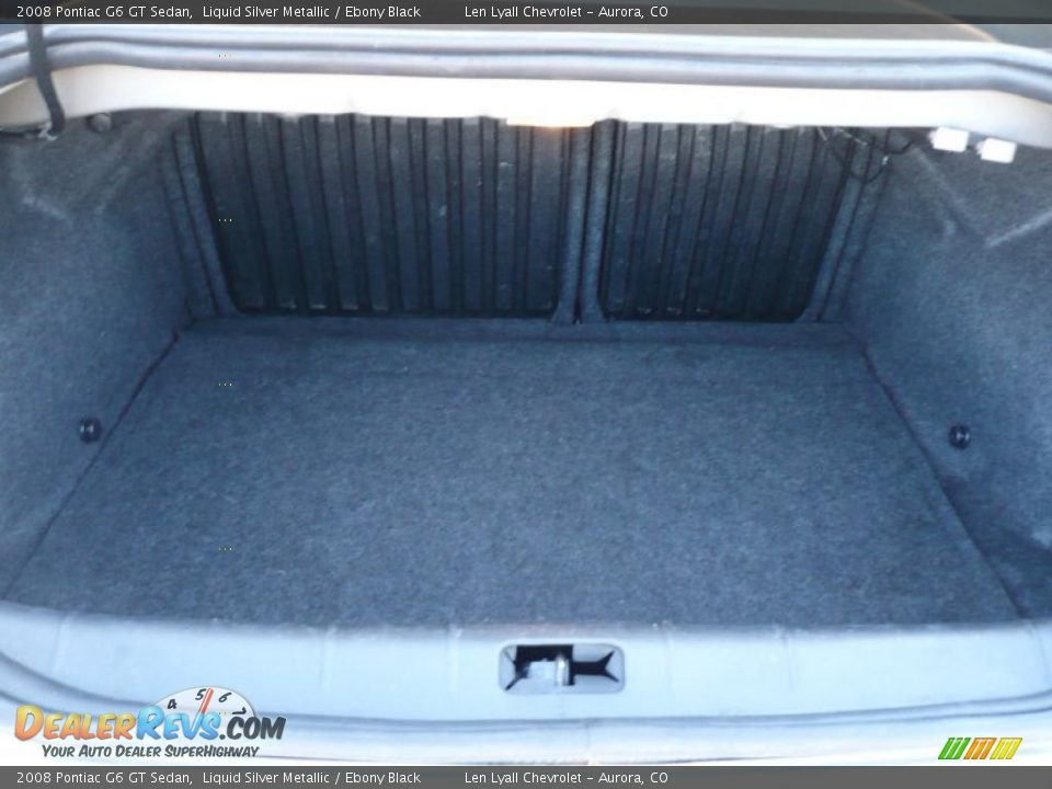 2008 Pontiac G6 GT Sedan Liquid Silver Metallic / Ebony Black Photo #11