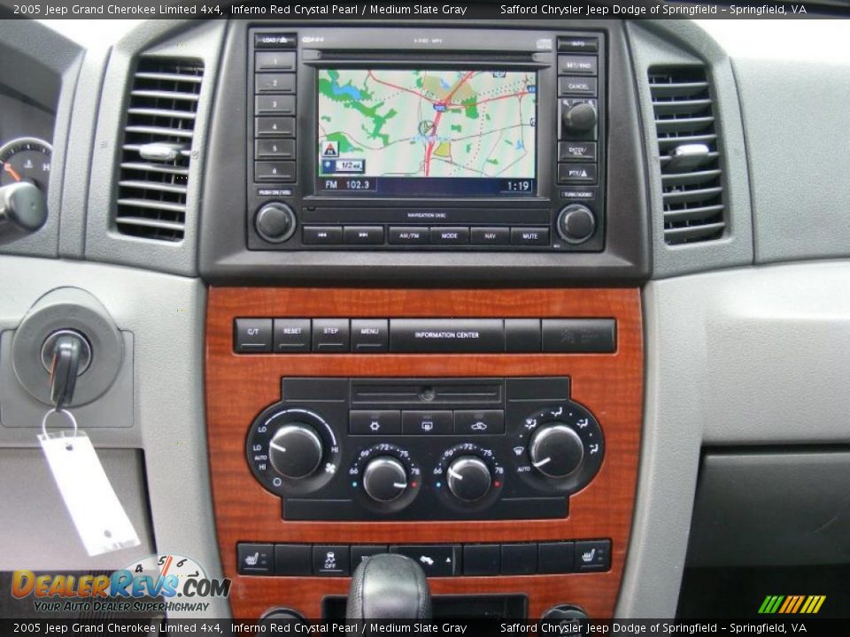 2005 Jeep Grand Cherokee Limited 4x4 Inferno Red Crystal Pearl / Medium Slate Gray Photo #28