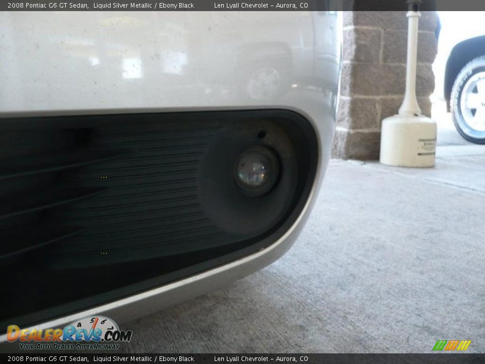 2008 Pontiac G6 GT Sedan Liquid Silver Metallic / Ebony Black Photo #20