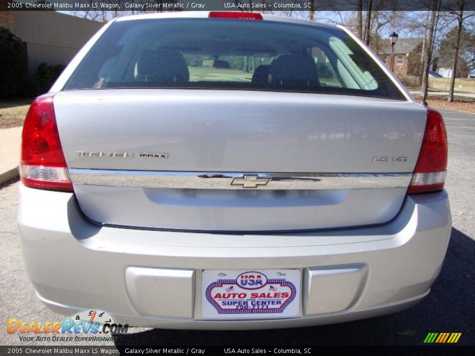 2005 Chevrolet Malibu Maxx LS Wagon Galaxy Silver Metallic / Gray Photo #9