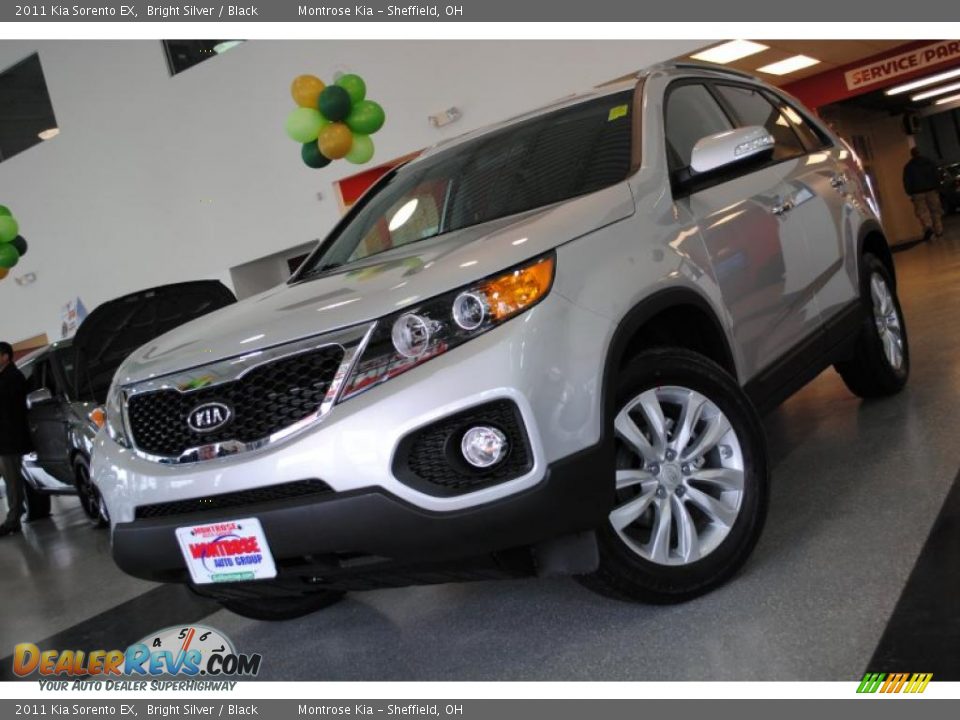 2011 Kia Sorento EX Bright Silver / Black Photo #2