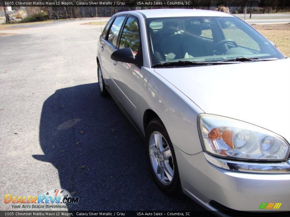 2005 Chevrolet Malibu Maxx LS Wagon Galaxy Silver Metallic / Gray Photo #14