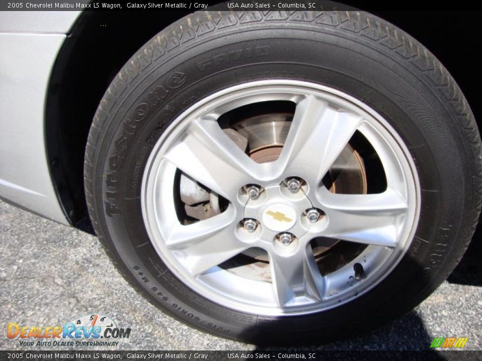 2005 Chevrolet Malibu Maxx LS Wagon Galaxy Silver Metallic / Gray Photo #15
