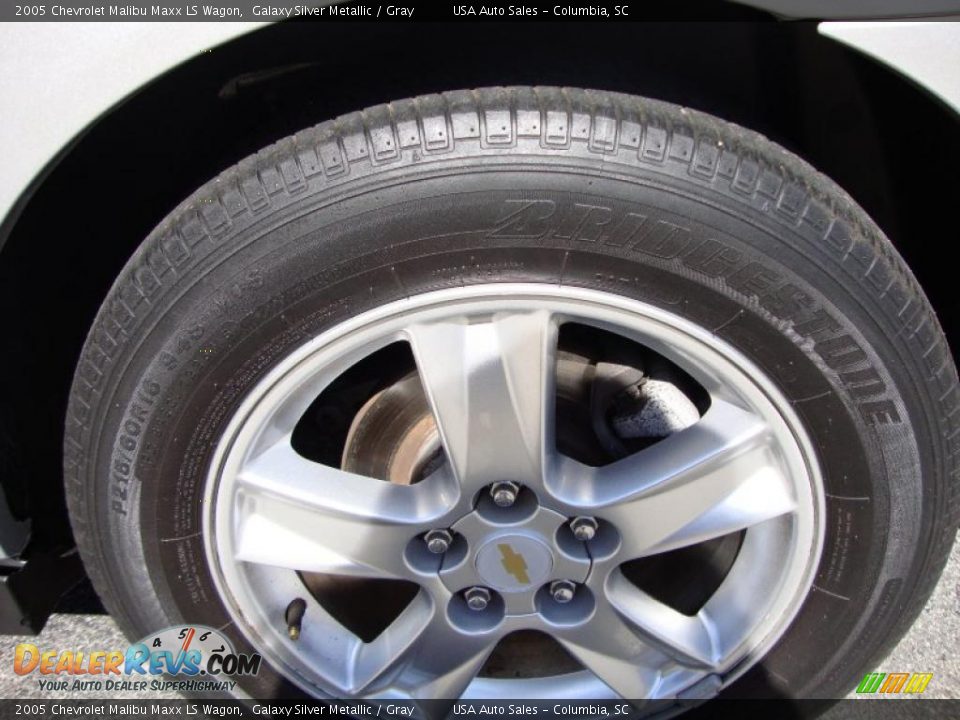 2005 Chevrolet Malibu Maxx LS Wagon Galaxy Silver Metallic / Gray Photo #16