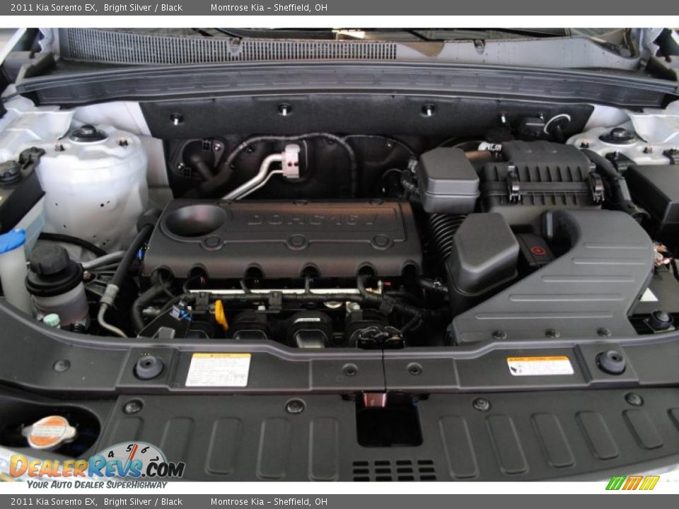 2011 Kia Sorento EX Bright Silver / Black Photo #24