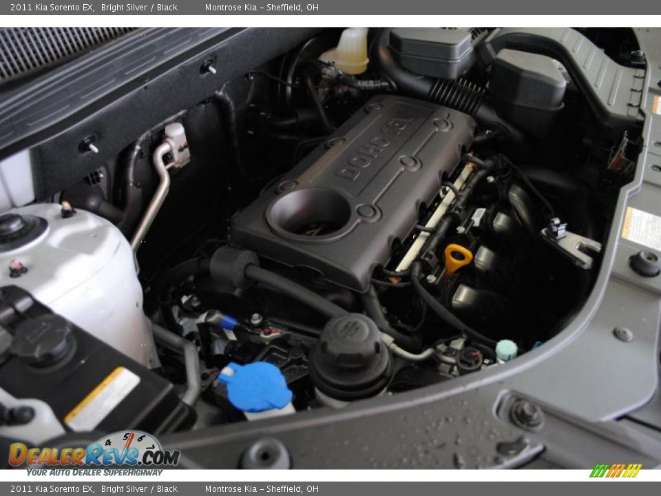 2011 Kia Sorento EX Bright Silver / Black Photo #25
