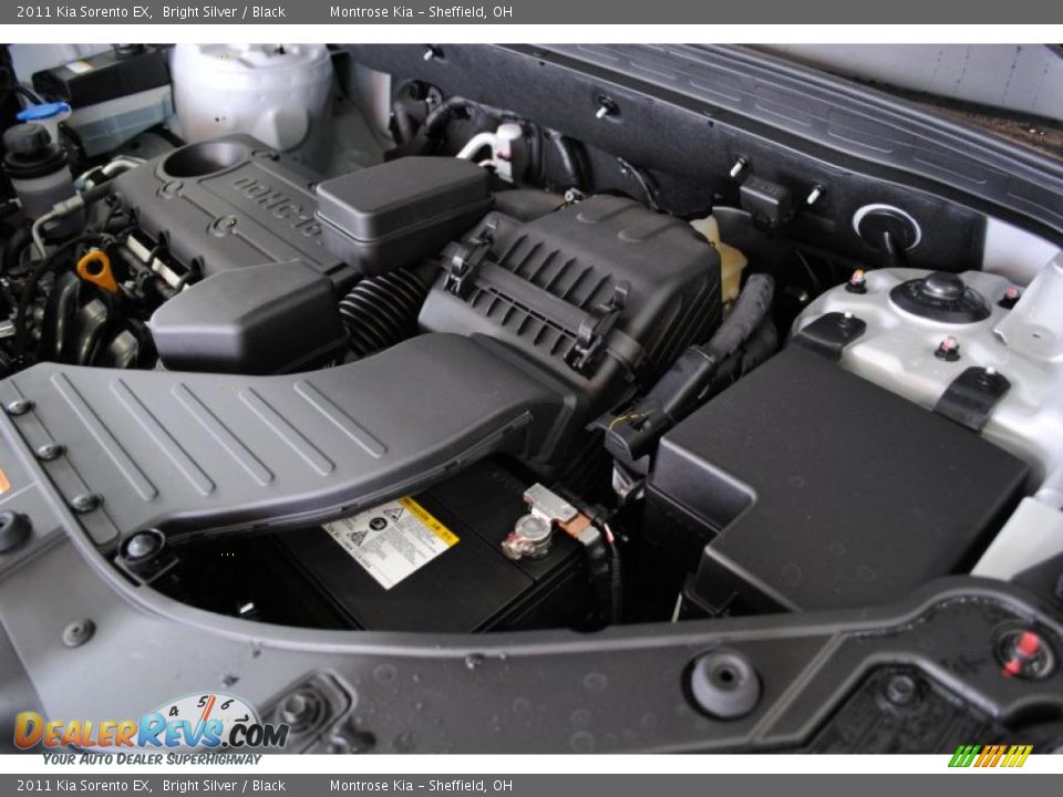 2011 Kia Sorento EX Bright Silver / Black Photo #26