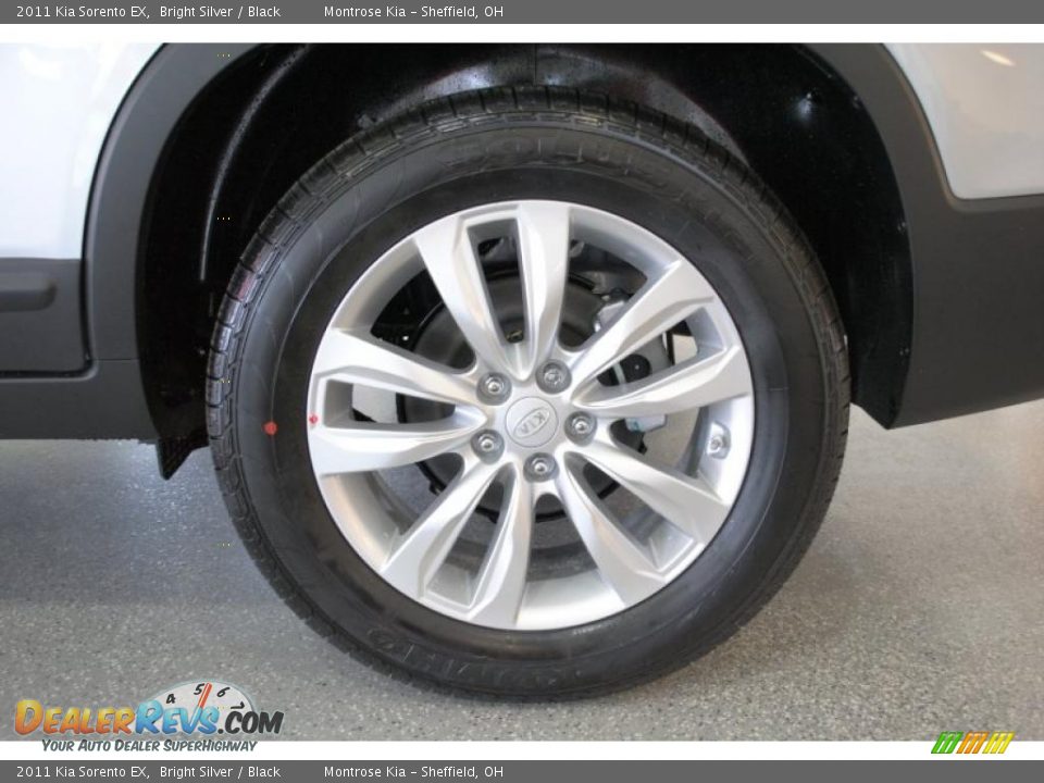 2011 Kia Sorento EX Bright Silver / Black Photo #30