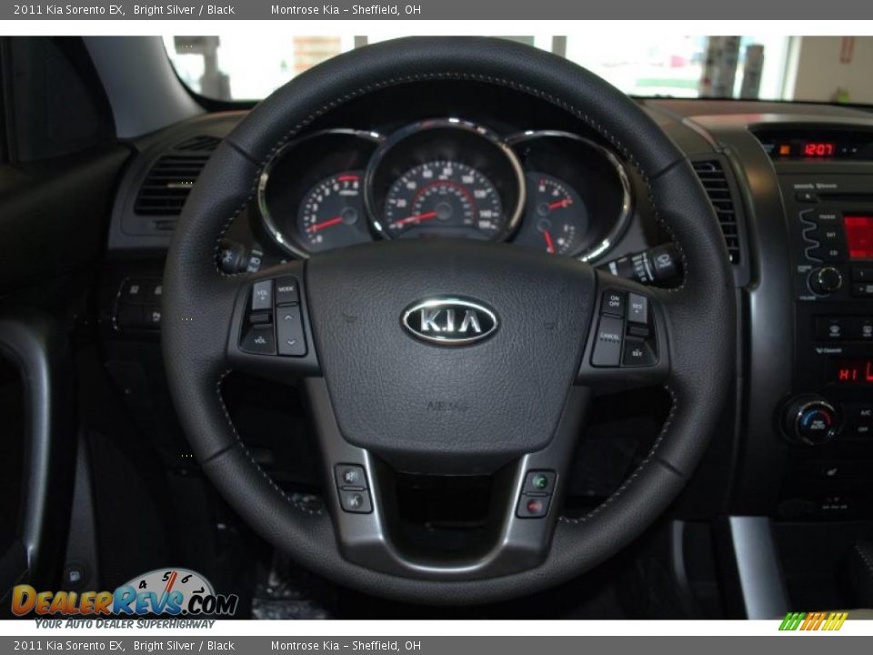 2011 Kia Sorento EX Bright Silver / Black Photo #32