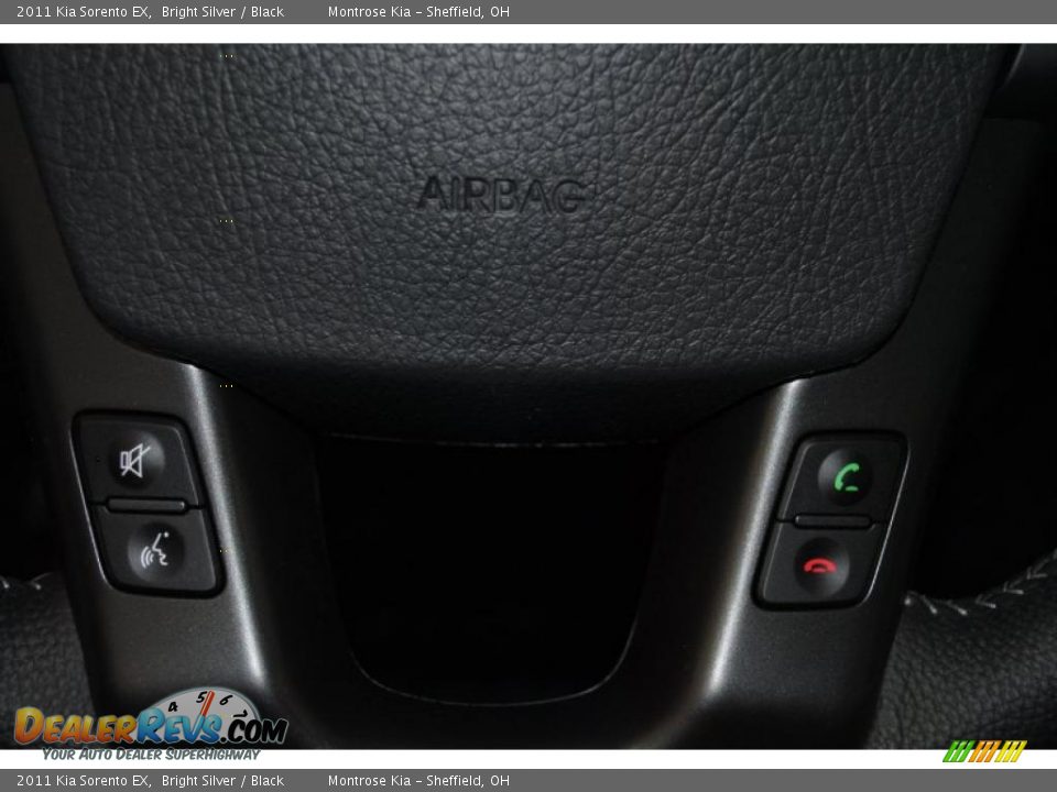 2011 Kia Sorento EX Bright Silver / Black Photo #35