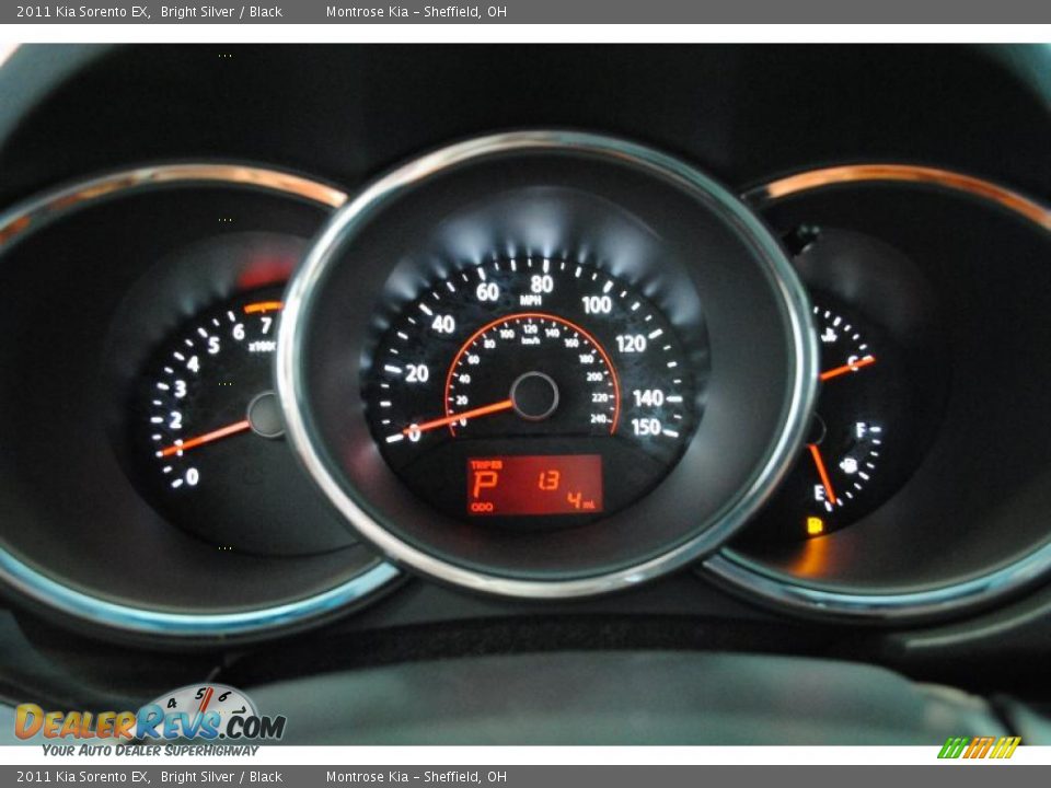 2011 Kia Sorento EX Bright Silver / Black Photo #36