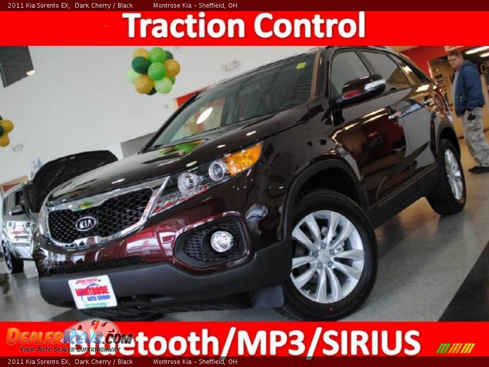 2011 Kia Sorento EX Dark Cherry / Black Photo #1