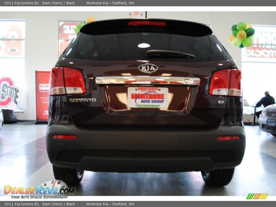 2011 Kia Sorento EX Dark Cherry / Black Photo #7