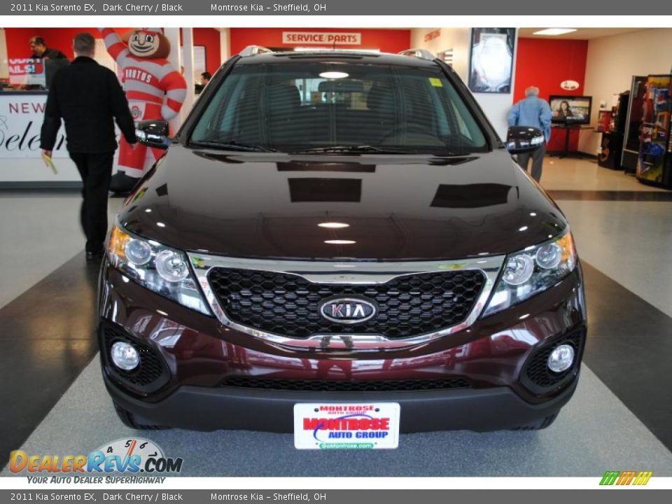 2011 Kia Sorento EX Dark Cherry / Black Photo #11
