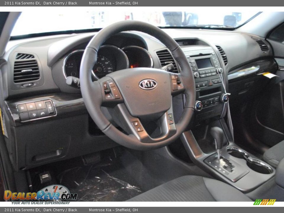2011 Kia Sorento EX Dark Cherry / Black Photo #14