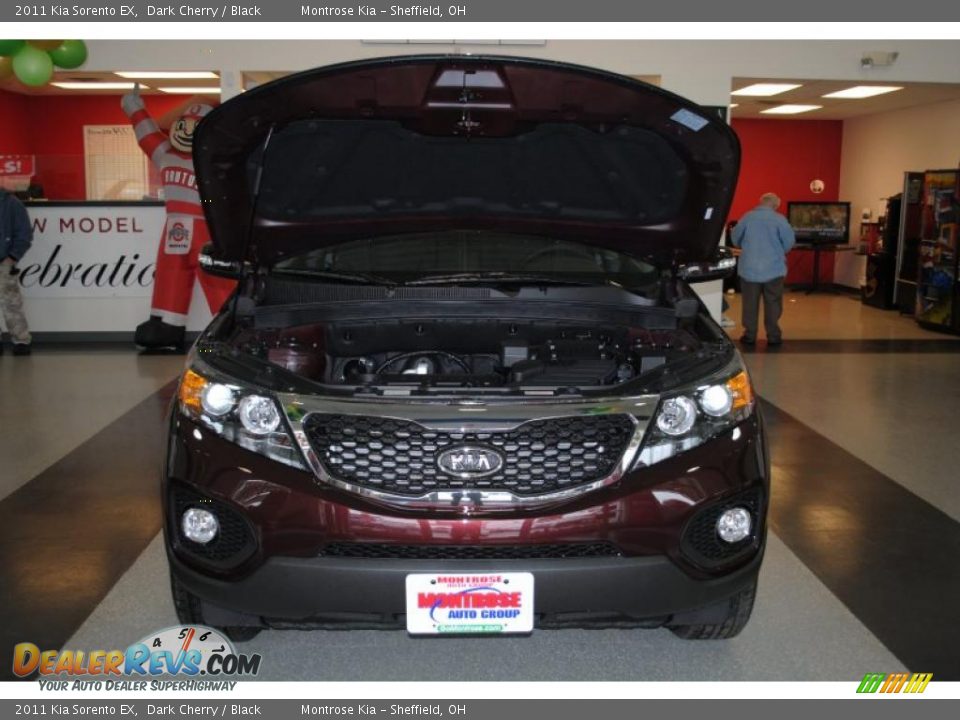 2011 Kia Sorento EX Dark Cherry / Black Photo #23